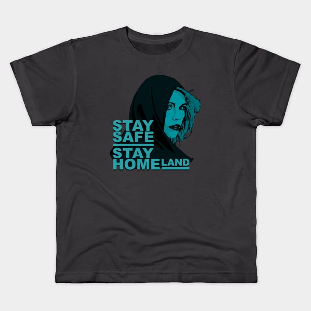 Stay safe, stay homeland Kids T-Shirt by Thelmo